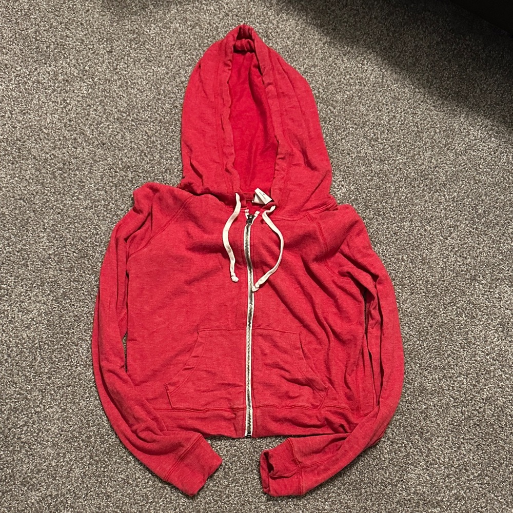 Abercrombie & Fitch Cherry Red Hoodie Womens M